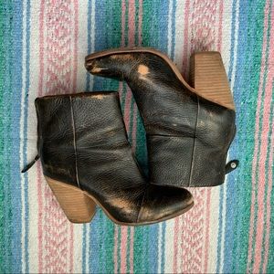 Rag & Bone Newbury Distressed Leather Ankle Boots
